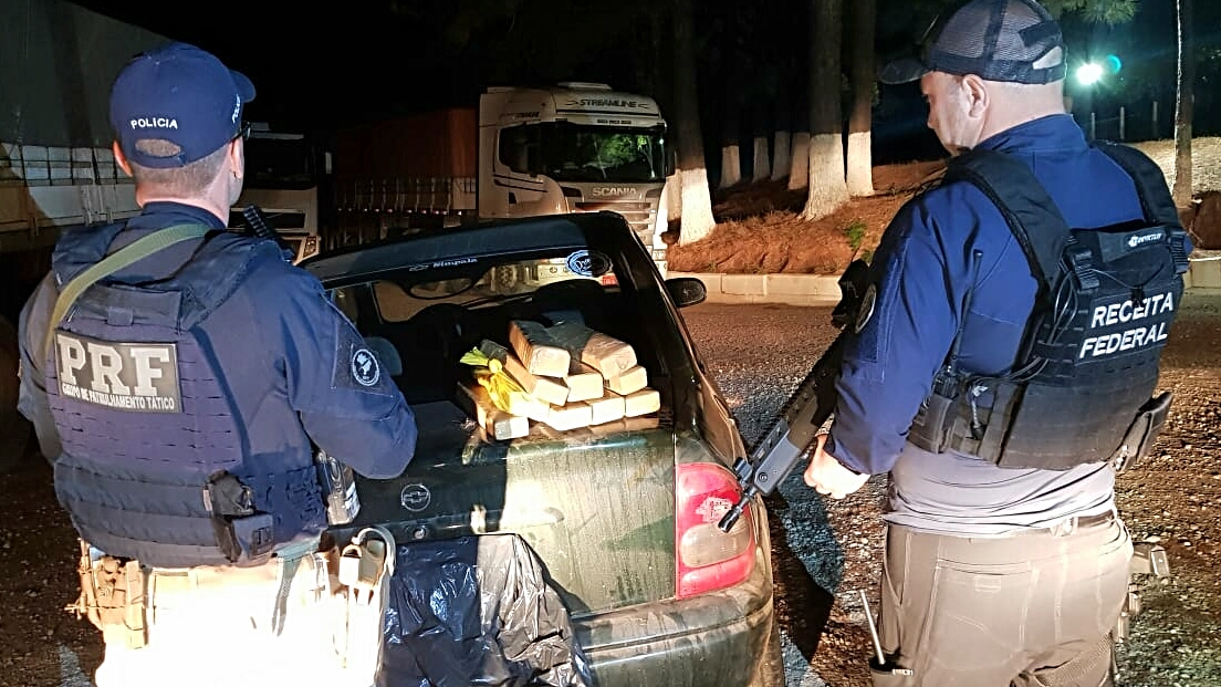 PRF e RFB prendem traficante com quase 10 quilos de maconha em Caçapava
