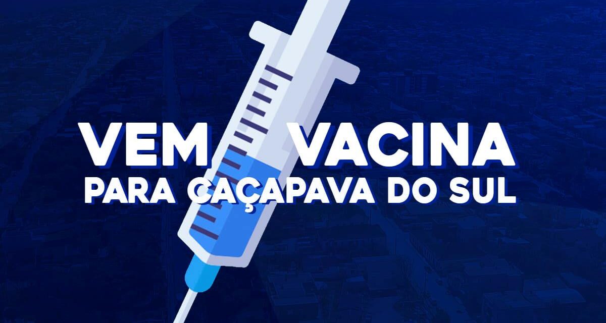 Vacinas chegam nesta semana a Caçapava